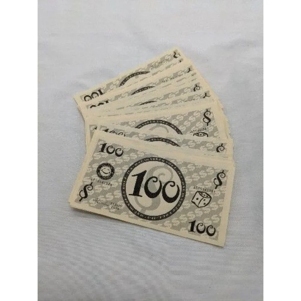 Lot Of (100+) Golf Monopoly Board Game Play Money 1s 5s 10s 20s 50s 100s 500s